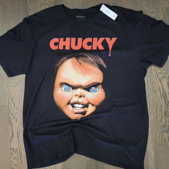 Chucky Other - Chucky Black Men's T-Shirt Size XL